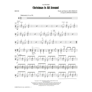 Christmas Is All Around (from Love Actually) (arr. Roger Emerson) - Drums