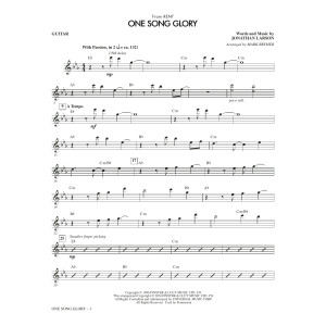 One Song Glory (from Rent) (arr. Mark Brymer) - Guitar