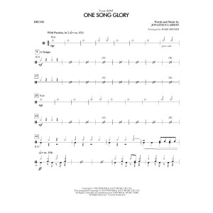 One Song Glory (from Rent) (arr. Mark Brymer) - Drums