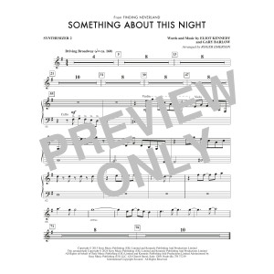 Something About This Night (from Finding Neverland) (arr. Roger Emerson) - Synth 2
