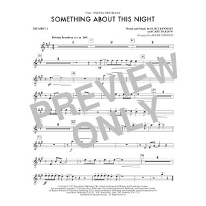 Something About This Night (from Finding Neverland) (arr. Roger Emerson) - Trumpet 1