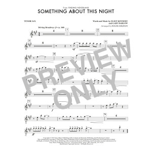 Something About This Night (from Finding Neverland) (arr. Roger Emerson) - Tenor Sax