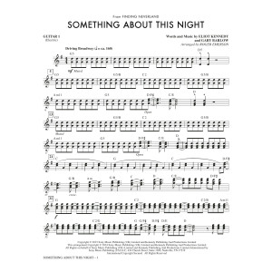 Something About This Night (from Finding Neverland) (arr. Roger Emerson) - Electric Guitar 1
