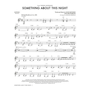 Something About This Night (from Finding Neverland) (arr. Roger Emerson) - Electric Guitar 2