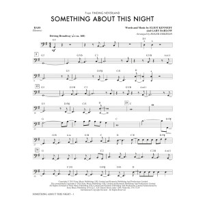 Something About This Night (from Finding Neverland) (arr. Roger Emerson) - Electric Bass