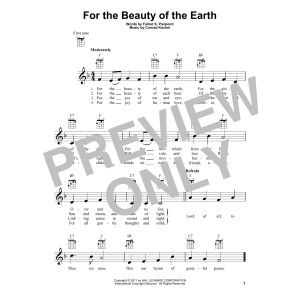For The Beauty Of The Earth