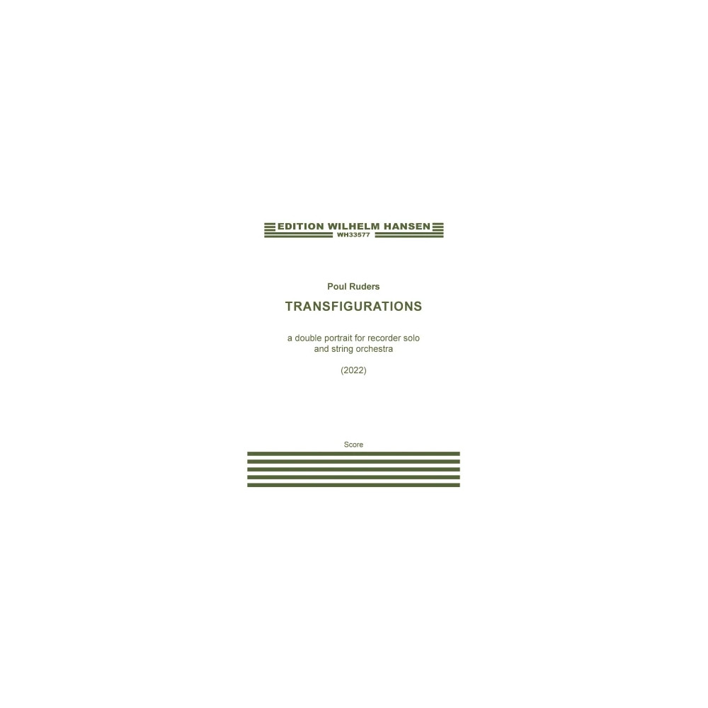 Transfigurations Concerto for Recorder and String Orchestra - Full Score