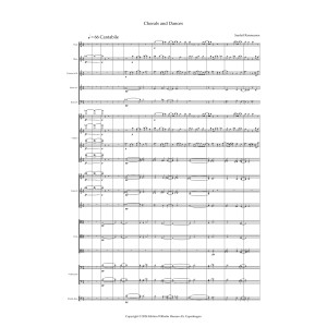 Chorals And Dances - Full Score
