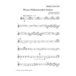 Wiener Philharmoniker Fanfare - Bb Repiano Cornet