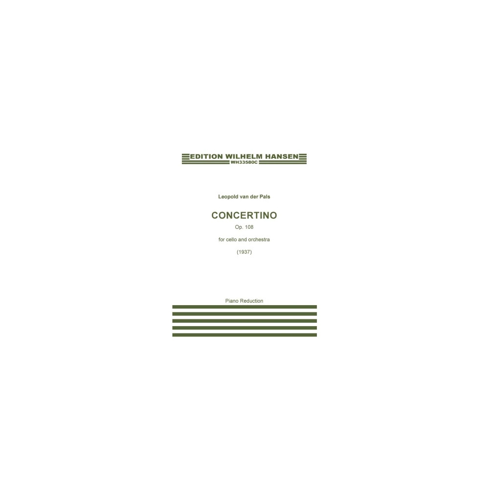 Concertino for Cello And Orchestra - Piano Reduction