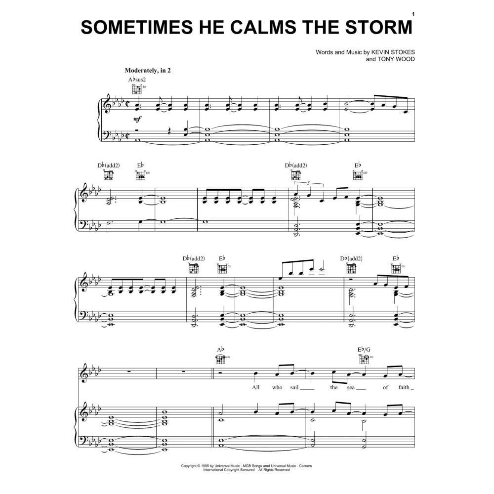Sometimes He Calms The Storm