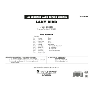 Lady Bird (arr. Mark Taylor) - Conductor Score (Full Score)