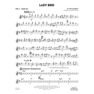 Lady Bird (arr. Mark Taylor) - Part 2 - Tenor Sax