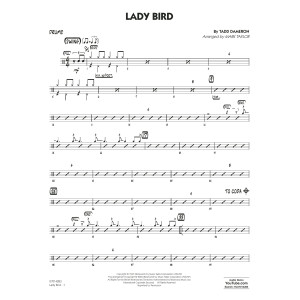Lady Bird (arr. Mark Taylor) - Drums