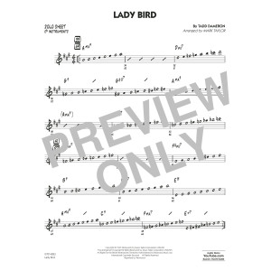 Lady Bird (arr. Mark Taylor) - Eb Solo Sheet
