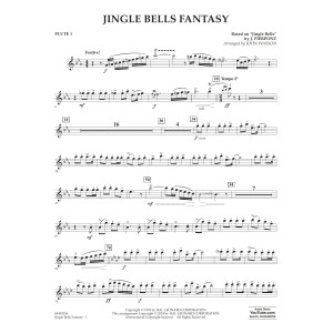 Jingle Bells Fantasy (arr. John Wasson) - Flute 1