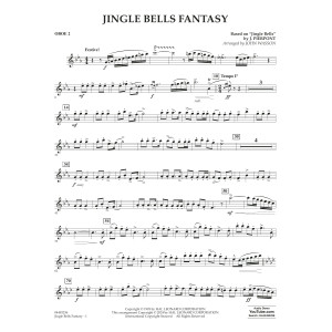 Jingle Bells Fantasy (arr. John Wasson) - Oboe 2