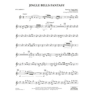 Jingle Bells Fantasy (arr. John Wasson) - Bb Clarinet 1