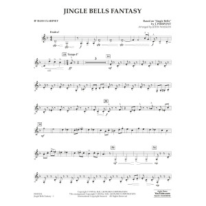 Jingle Bells Fantasy (arr. John Wasson) - Bb Bass Clarinet