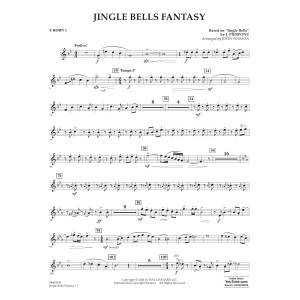 Jingle Bells Fantasy (arr. John Wasson) - F Horn 1
