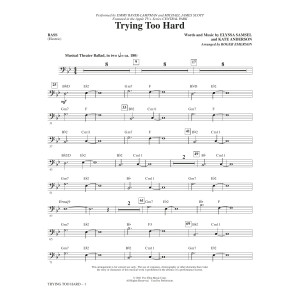 Trying Too Hard (from Central Park) (arr. Roger Emerson) - Bass