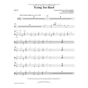 Trying Too Hard (from Central Park) (arr. Roger Emerson) - Drums