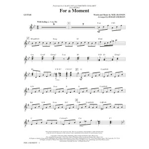 For A Moment (from Wonka) (arr. Roger Emerson) - Guitar