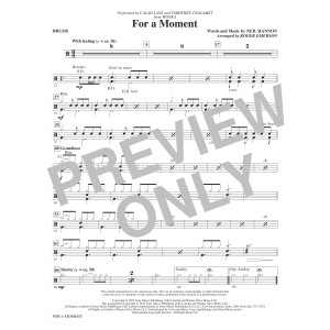 For A Moment (from Wonka) (arr. Roger Emerson) - Drums
