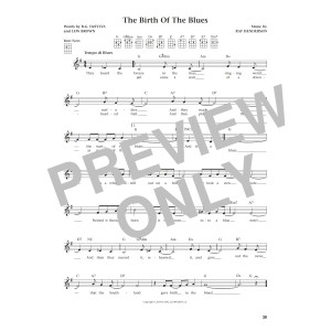 The Birth Of The Blues (from The Daily Ukulele) (arr. Jim Beloff)