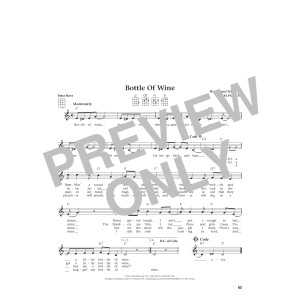Bottle Of Wine (from The Daily Ukulele) (arr. Jim Beloff)