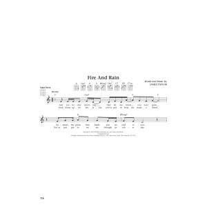 Fire And Rain (from The Daily Ukulele) (arr. Jim Beloff)