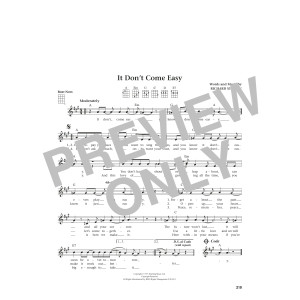 It Don't Come Easy (from The Daily Ukulele) (arr. Jim Beloff)