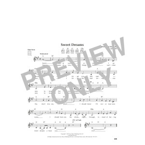 Sweet Dreams (from The Daily Ukulele) (arr. Jim Beloff)