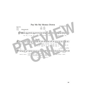 Pay Me My Money Down (from The Daily Ukulele) (arr. Jim Beloff)