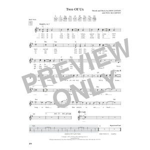 Two Of Us (from The Daily Ukulele) (arr. Jim Beloff)