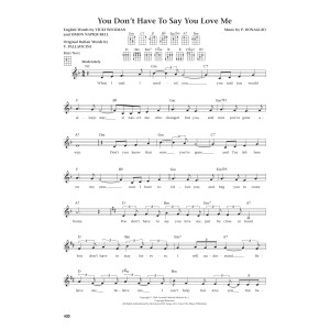 You Don't Have To Say You Love Me (from The Daily Ukulele) (arr. Jim Beloff)