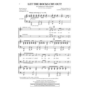 Let The Rocks Cry Out! (An Anthem For Palm Sunday)