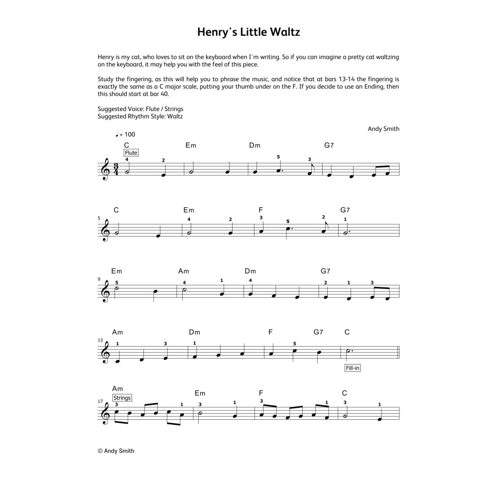 Henry's Little Waltz (LCME Electronic Keyboard Grade 1 List B)