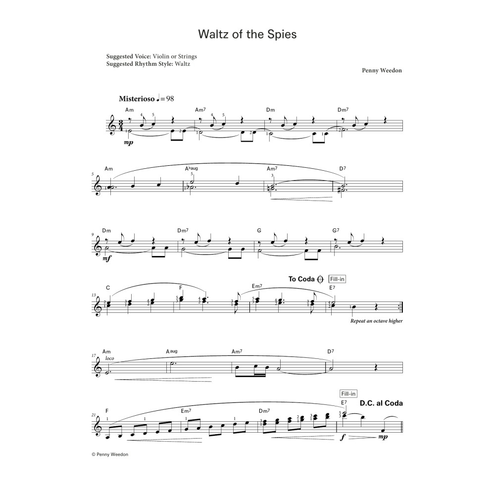 Waltz of the Spies (LCME Electronic Keyboard Grade 5 List B)