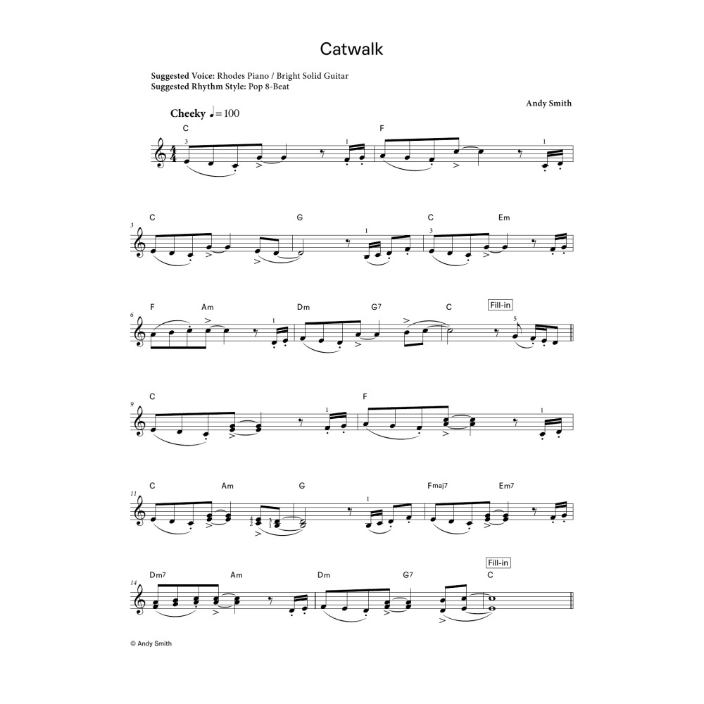 Catwalk (LCME Electronic Keyboard Grade 3 List B)