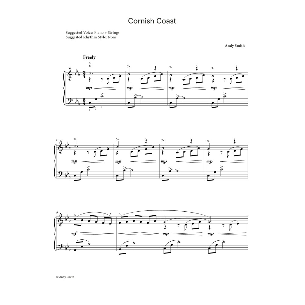Cornish Coast (LCME Electronic Keyboard Grade 5 List B)