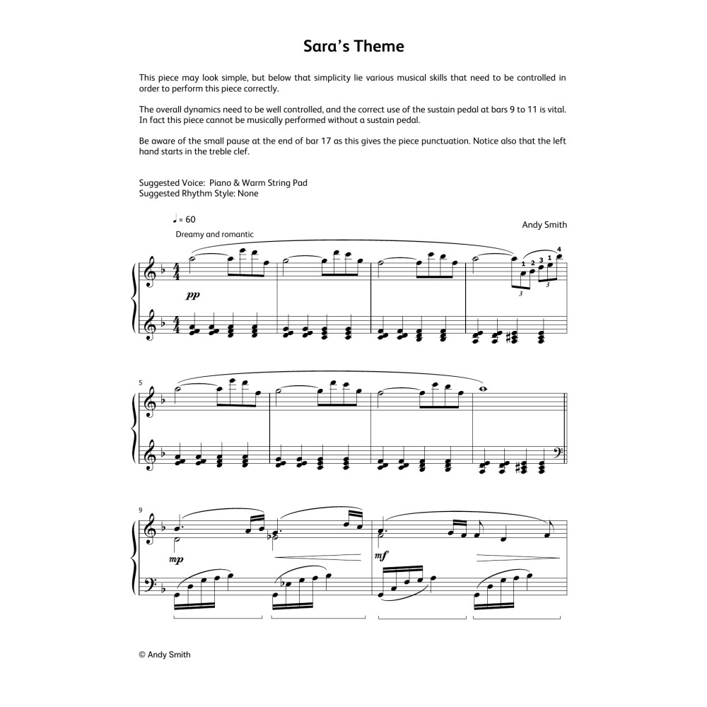 Sara's Theme (LCME Electronic Keyboard Grade 6 List B)