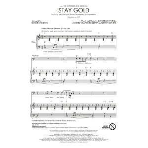 Stay Gold (from The Outsiders) (arr. Roger Emerson)