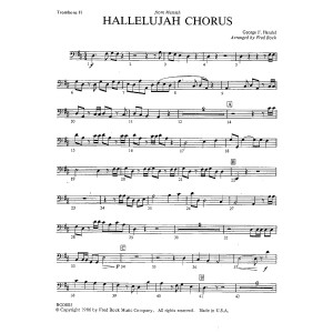 Hallelujah Chorus (arr. Fred Bock) - Trombone 2