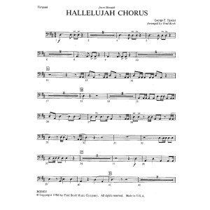 Hallelujah Chorus (arr. Fred Bock) - Timpani