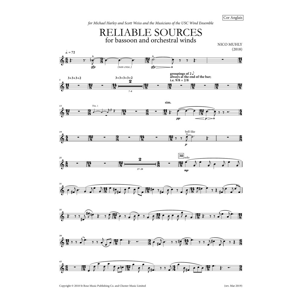 Reliable Sources - Cor Anglais