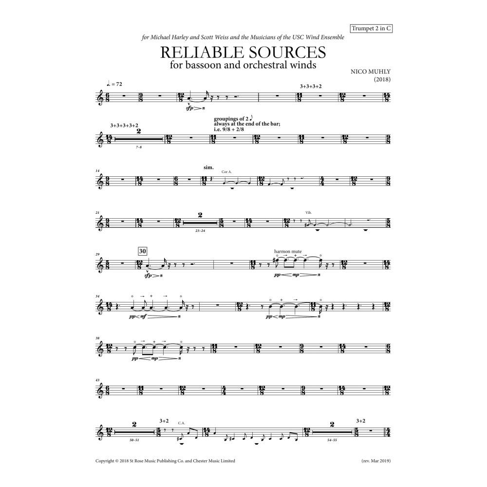 Reliable Sources - Trumpet 2 in C