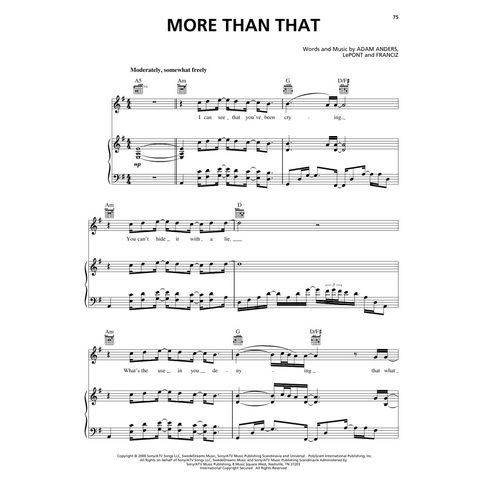 More Than That