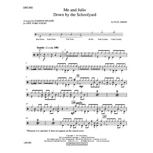 Me And Julio Down By The Schoolyard (arr. Darmon Meader) - Drums