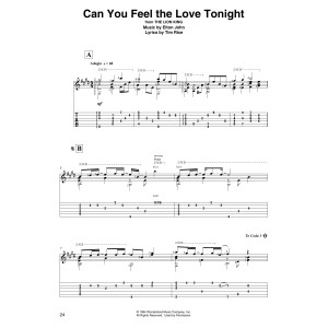 Can You Feel The Love Tonight (from Lion King) (arr. David Jaggs)